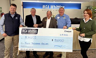 $50,000 from the MGA Whittles Community Foundation went a LONG way to securing 125 Tonne of Sheep Pellets